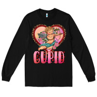 Black cupid heart Long Sleeve Tee - RanaPortraitStore