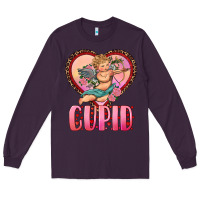 Plum cupid heart Long Sleeve Tee - RanaPortraitStore
