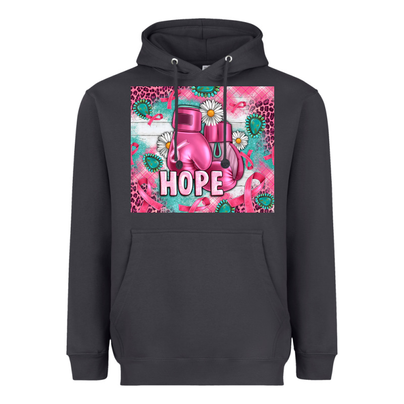 Breast Cancer Boxing Gloves Heavyweight Hoodie by Artiststas | Teevron