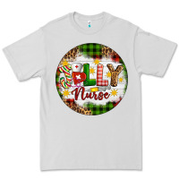 Dove Grey Christmas Jolly Nurse Premium Tee - Artiststas