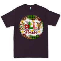 Plum Christmas Jolly Nurse Premium Tee - Artiststas