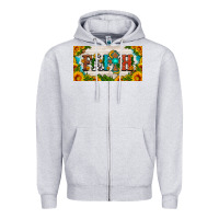 Heather Grey faith cross and sunflower license plate Zipper Hoodie - HRA Design Shop