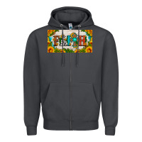 Smoke faith cross and sunflower license plate Zipper Hoodie - HRA Design Shop