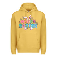 Antique Gold happy easter Premium Hoodie - MaliasSmallBusiness