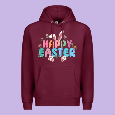 Happy Easter Premium Hoodie Designed By Maliassmallbusiness