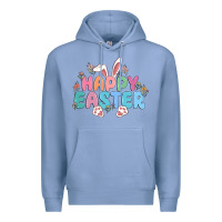 Colony Blue happy easter Premium Hoodie - MaliasSmallBusiness