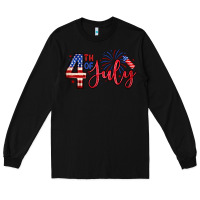 Black 4th of july zillion Long Sleeve Tee - Zillion Design Studio