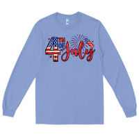 Colony Blue 4th of july zillion Long Sleeve Tee - Zillion Design Studio