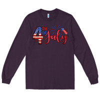 Plum 4th of july zillion Long Sleeve Tee - Zillion Design Studio