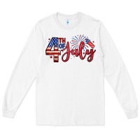 White 4th of july zillion Long Sleeve Tee - Zillion Design Studio