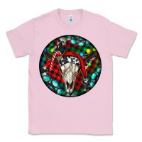 Bubblegum Pink Christmas skull Classic Tee - RanaPortraitStore