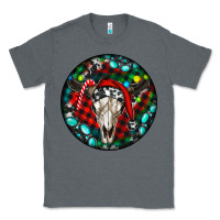 Charcoal Heather Christmas skull Classic Tee - RanaPortraitStore