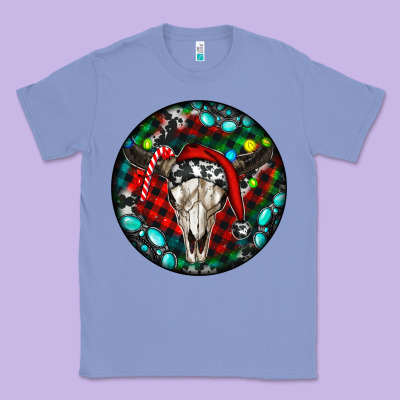 Christmas Skull Classic Tee Designed By Ranaportraitstore