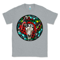 Heather Grey Christmas skull Classic Tee - RanaPortraitStore