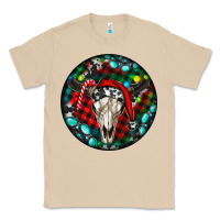 Mushroom Christmas skull Classic Tee - RanaPortraitStore