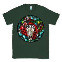 Sports Green Christmas skull Classic Tee - RanaPortraitStore