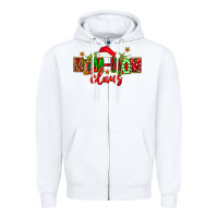 White christmas mom mom claus Zipper Hoodie - FaDigitalArtStudio