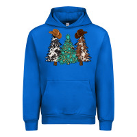 Cobalt cowhide with gemstones trees Urban Hoodie - MaliasSmallBusiness