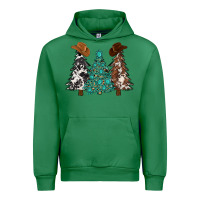Emerald cowhide with gemstones trees Urban Hoodie - MaliasSmallBusiness