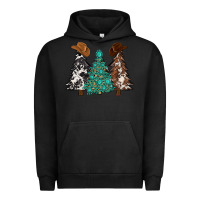 Pigment Black cowhide with gemstones trees Urban Hoodie - MaliasSmallBusiness