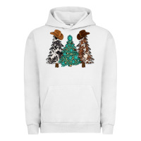 Pigment Lunar Rock cowhide with gemstones trees Urban Hoodie - MaliasSmallBusiness