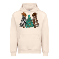 Sandshell cowhide with gemstones trees Urban Hoodie - MaliasSmallBusiness