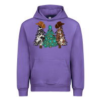 Tulip cowhide with gemstones trees Urban Hoodie - MaliasSmallBusiness