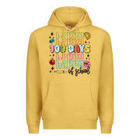 Antique Gold 100 days of school Premium Hoodie - MaliasSmallBusiness