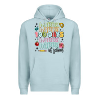Blue Mist 100 days of school Premium Hoodie - MaliasSmallBusiness