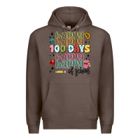 Coffee 100 days of school Premium Hoodie - MaliasSmallBusiness