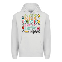 Dove Grey 100 days of school Premium Hoodie - MaliasSmallBusiness