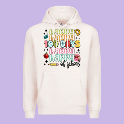 100 Days Of School Premium Hoodie Designed By Maliassmallbusiness