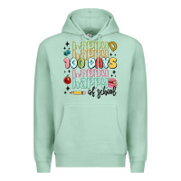 Seafoam 100 days of school Premium Hoodie - MaliasSmallBusiness