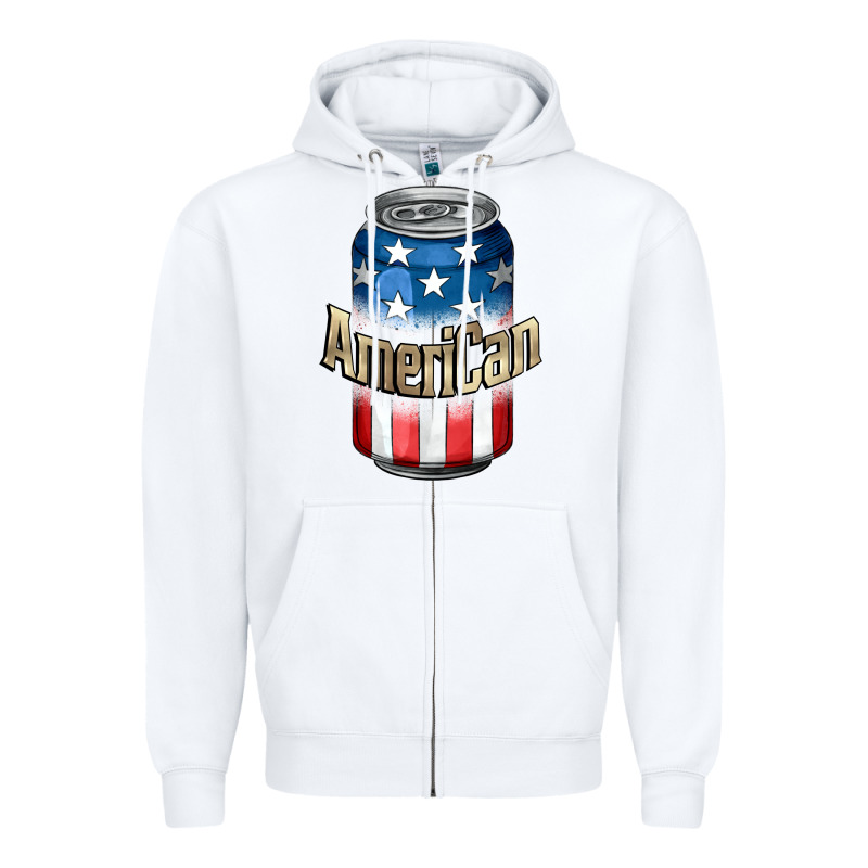 American 4th Of July Zipper Hoodie by CowGirlArtShop | Teevron