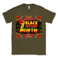 Army Green black history month Classic Tee - Zillion Design Studio