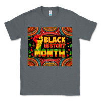 Charcoal Heather black history month Classic Tee - Zillion Design Studio