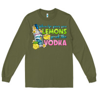Army Green when life gives you lemons Long Sleeve Tee - texasbilliewilder