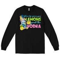 Black when life gives you lemons Long Sleeve Tee - texasbilliewilder
