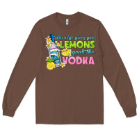 Chestnut when life gives you lemons Long Sleeve Tee - texasbilliewilder