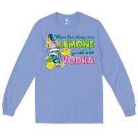 Colony Blue when life gives you lemons Long Sleeve Tee - texasbilliewilder