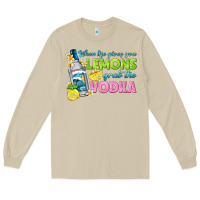 Mushroom when life gives you lemons Long Sleeve Tee - texasbilliewilder