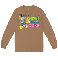 Toasted Coconut when life gives you lemons Long Sleeve Tee - texasbilliewilder
