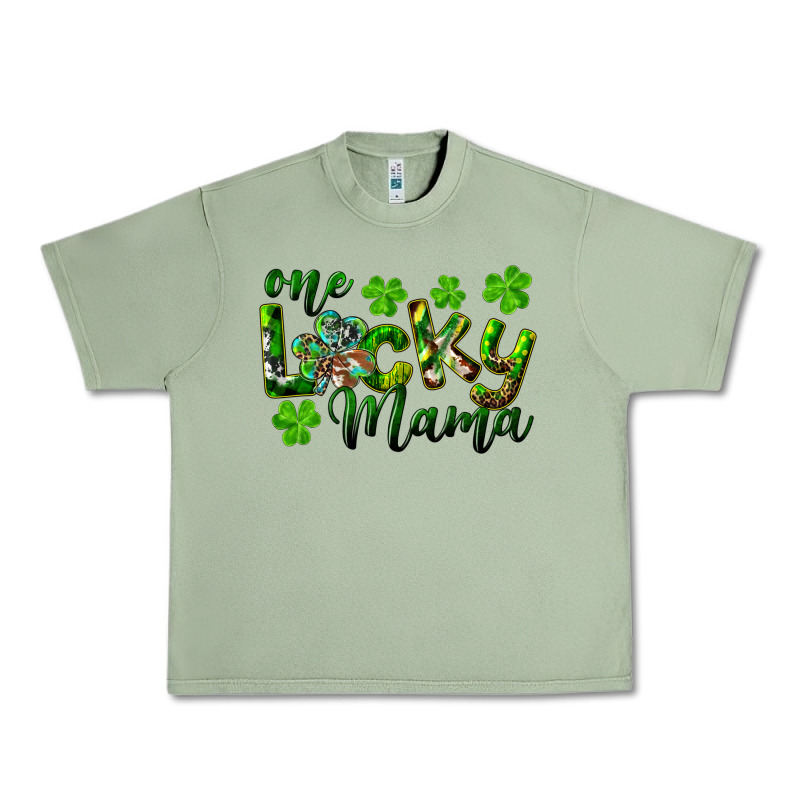 St. Patricks Day One Lucky Mama Urban Heavy Tee by RanaPortraitStore | Teevron