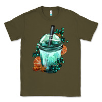 Army Green Winter Bobba Cup Classic Tee - FaDigitalArtStudio
