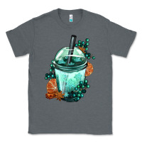 Charcoal Heather Winter Bobba Cup Classic Tee - FaDigitalArtStudio