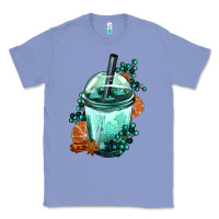 Colony Blue Winter Bobba Cup Classic Tee - FaDigitalArtStudio