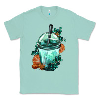 Seafoam Winter Bobba Cup Classic Tee - FaDigitalArtStudio