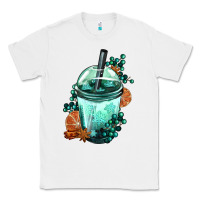 White Winter Bobba Cup Classic Tee - FaDigitalArtStudio