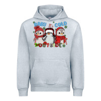 Heather Grey baby ıt's cold outside Urban Hoodie - MaliasSmallBusiness