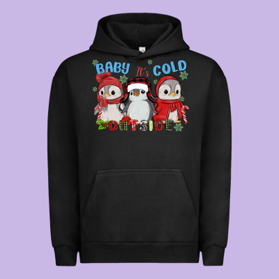 Baby ıt's Cold Outside Urban Hoodie Designed By Maliassmallbusiness